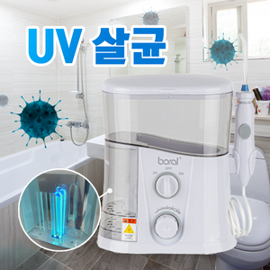 [BEST 정품] 블루픽 1L 대용량 5종 구강노즐팁 UV살균 치아교정 치주질환 구강세정기, 블루픽 구강세정기