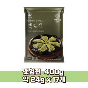 사옹원 부침명장 깻잎전, 34개, 24g