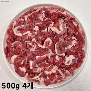 [팜스제임] 오리고기 로스 생 오리 슬라이스 무항생제 인증 (냉장), 500g, 4개