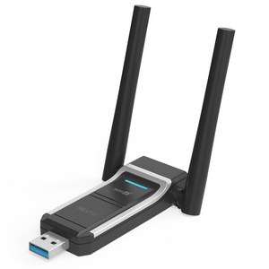 넥스트유 WIFI6 AX1800Mbps 듀얼밴드 USB 무선 랜카드, AX2000AU, 1개