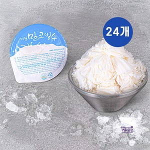 리얼 밀크 빙수 블럭 300g x 24개(냉동), 24개