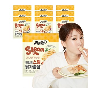 [랭킹닭컴] 맛있닭 NEW 스팀 닭가슴살 마늘맛, 100g, 10개