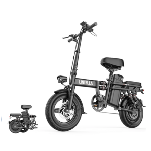 린텔라 전기자전거 접이식 48V 전동 출퇴근 고출력 경량 배달대행 10ah, R55 최고급형 15Ah(60KM)