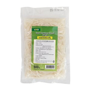 LOCO 태국 수어 뱀부슛 죽순채 Sour Bamboo shoot strips 500g worldfood, 1개