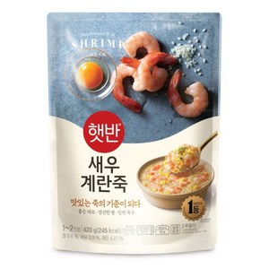 비비고 새우계란죽, 420g, 6개