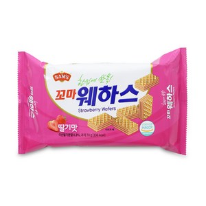 삼아 꼬마웨하스 딸기맛 70g, 1개