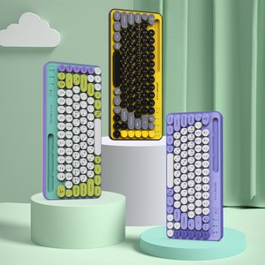 GDEVIL K100B 컴팩트 저소음 블루투스 키보드 (3컬러), 민트