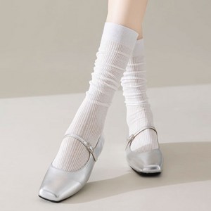 [3켤레세트] 로맨틱 시스루 레이스 삭스 장목 양말