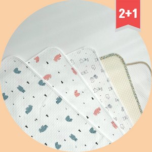 신생아 방수요 아기 방수패드 방수매트 특대형 무형광 밤부 오가닉