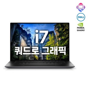 DELL 쿼드로그래픽 프리시전 M5550 i7 15.6 윈도우11 32GB 1TB [RK], WIN11 Po, 실버