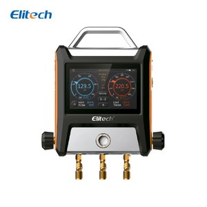 엘리텍 스마트 매니폴드 게이지 MS-2000K 압력 온도 진공 Elitech, 1개