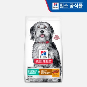 힐스 강아지사료 어덜트 퍼펙트 웨이트 + 조인트 서포트 치킨 5.44kg, 1개