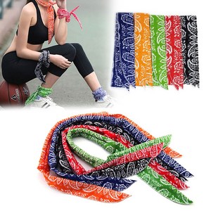 [윈플라잉] 요일별로 하나씩 아이스 얼음 쿨 스카프 10개, @블루 10개