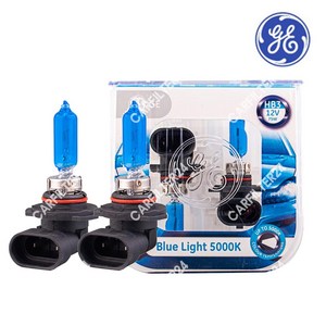 GE 블루라이트 전조등 9005 HB3 12V 75W [5000K 화이트], 상세 설명 참조
