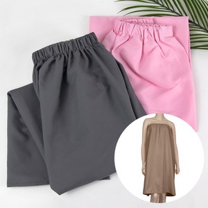 엘린 미용 마사지 가운 고무줄타입 속가운 피부 재료 관리실 미용실 고객, 1개, 엘린 미용가운 속가운-진오크