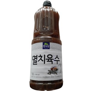 면사랑 멸치육수 1.8L 대용량 식당용 업소용 잔치국수 육수 찌개 다시, 1개