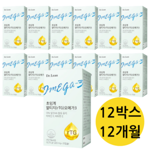 닥터린 초임계 추출 알티지(TG)오메가3 30캡슐, 360정, 1세트