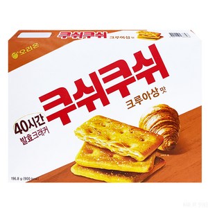 오리온 쿠쉬쿠쉬 크루아상맛, 196.8g, 2개