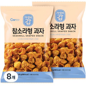 청우 참소라형 과자, 120g, 8개