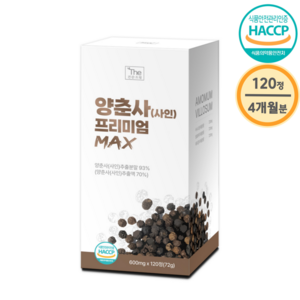 더건강드림 고함량 93% 양춘사 추출물 사인 바나바잎 발효여주 돼지감자 식약처 HACCP 인증, 1박스, 120정