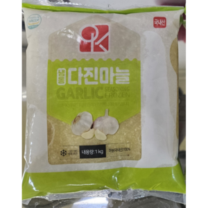 HACCP 인증 국산다진마늘 1kg (아이스팩 기본 포함), 1개