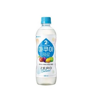 롯데칠성음료 2% 부족할때 아쿠아 제로 500ml, 20개