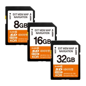 네비게이션전용 SD카드, 16GB SD카드, 1개