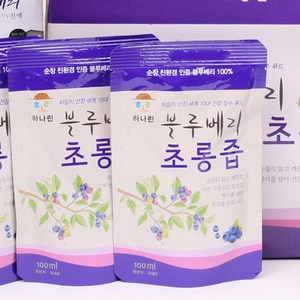 순창 무농약 블루베리로 만든 블루베리즙 블루베리초롱즙, 30팩, 100ml