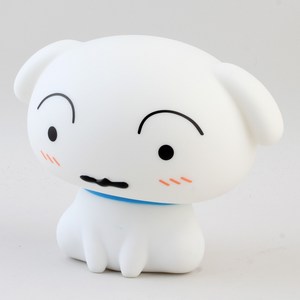 흰둥이 저금통/캐릭터 짱구는못말려 피규어 코인뱅크, 1개, 화이트