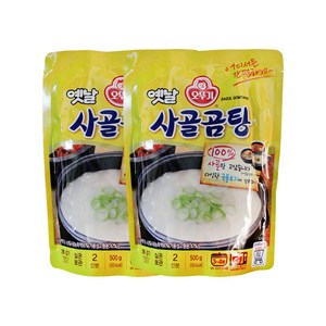 오뚜기 옛날 사골곰탕 국물, 500g, 2개