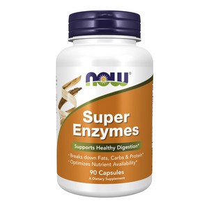 나우푸드 Super Enzymes 캡슐, 1개, 90정