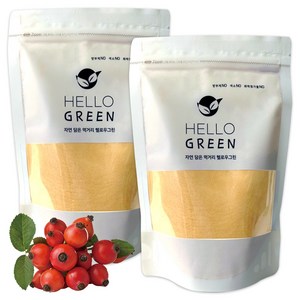 헬로우그린 유기농 폴란드산 로즈힙 분말 250g(팩), 250g, 2개