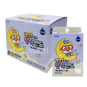 뽀로로 탄력밴드 소형 16매입 1박스(20갑) 키즈 유아 어린이 상처밴드 캐릭터밴드, 20개