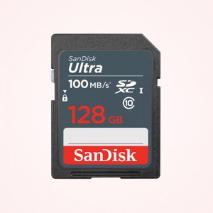 샌디스크 SD메모리카드 SDXC ULTRA 울트라 DUNR 128GB, 1개