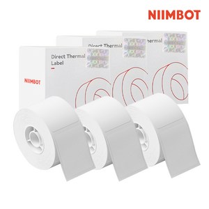 NIIMBOT 라벨프린터 시노링크 님봇 B21 / B1 라벨지 세트, 1개, A02. 화이트 30x20 [3롤]