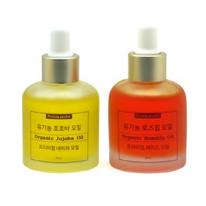 유기농 호호바오일&유기농 로즈힙오일 세트, 30ml, 1개