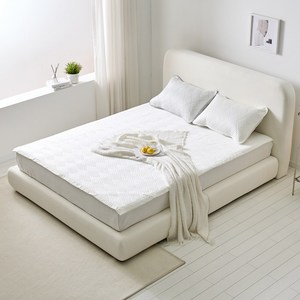 부온디 듀라론 냉감패드 여름 침대 쿨매트, 베이직 라인, 화이트