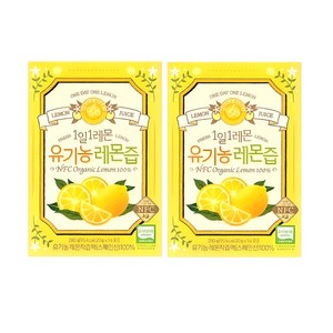 홀베리 1일 1레몬 유기농 레몬즙, 280g, 2개