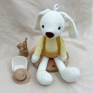 네이처타임즈 귀여운 토끼 인형, 40cm, 옐로우, 1개