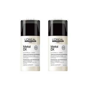 [손상염색모발용] 로레알 프로페셔널 메탈 디엑스 리브인 크림, 2개, 100ml