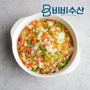 제이케이푸드 중식 냉동 혼합야채 4종 1kg (주황) (드라이) 볶음밥용 야채믹스 주황채소, 1개