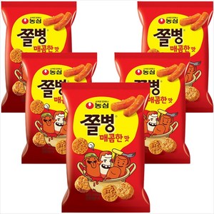 쫄병스낵 매콤한맛, 82g, 5개