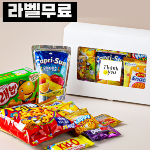 [달달한뇌물] 단체행사 간식박스 과자선물세트 12종, 5호, 1세트