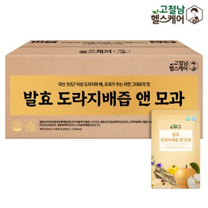 발효 도라지배즙 앤 모과 80ml x 100포 실속형 고철남헬스케어, 100개