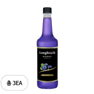 롱비치 BLUEBERRY SYRUP, 740ml, 3개