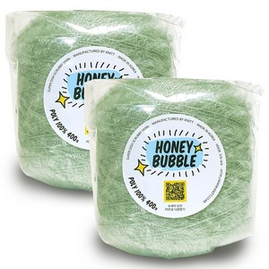 진텍스 허니버블수세미 콘사 (400g) x2볼, 29_민트그린, 2개