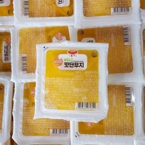 일가집 1회용 비타 미니 맛단무지130g 1box, 80개, 130g