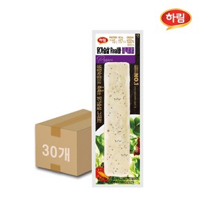 하림 닭가슴살 리얼바 블랙페퍼 80g Real바 30개