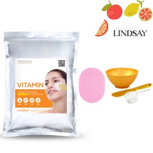 [대용량] 린제이 비타민 보습 진정 모델링팩 1kg+팩도구세트, 1개, 1개입
