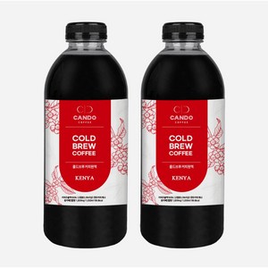 캔두커피 콜드브루 케냐AA 1L 더치커피 원액, 2개, 1개입, 1000ml